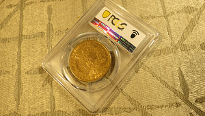 KULDMÜNT 20 USA DOLLARIT 1897 , PCGS SERTIFIKAAT VF35 (8 foto / 10)