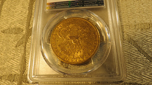 KULDMÜNT 20 USA DOLLARIT 1897 , PCGS SERTIFIKAAT VF35 (9 foto / 10)