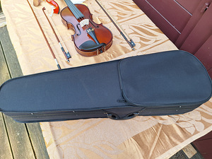 VIIUL Rothenberg 4/4 STRADIVARIUS Replica 1732 ja Pernambuco (9 foto / 10)