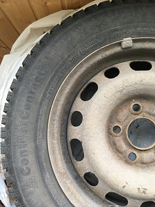 Шипованные шины и диски Continental MS 195/65 R15 (5 фото из 5)
