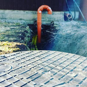 Vesi, kanalisatsioon, drenaaž. Reoveemahutite paigaldus (7 foto / 10)