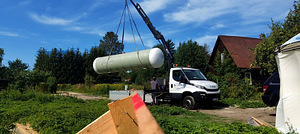 Vesi, kanalisatsioon, drenaaž. Reoveemahutite paigaldus (2 foto / 9)