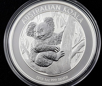 Серебряная монета Австралийская коала 1 унция 2013 г.