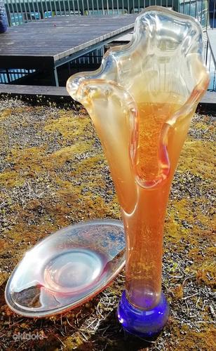 Люстра стеклянная ваза 2 шт 1. к.61 см 2. дм.38 см КРАСОТА !!! (фото #1)