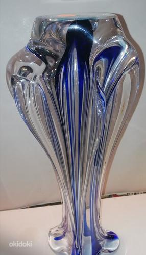 Очень красивая ваза (тяжелое стекло) !!! 38 см (фото #3)