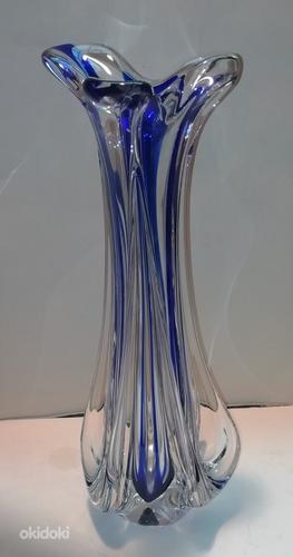 Очень красивая ваза (тяжелое стекло) !!! 38 см (фото #6)