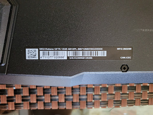 MSI katana gf76 (4 фото из 8)