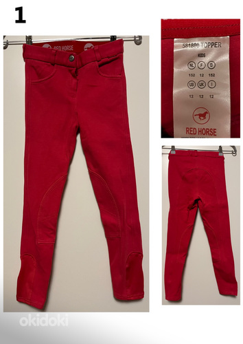 UUED s152 RED HORSE Erkroosad laste ratsapüksid ratsapüksid