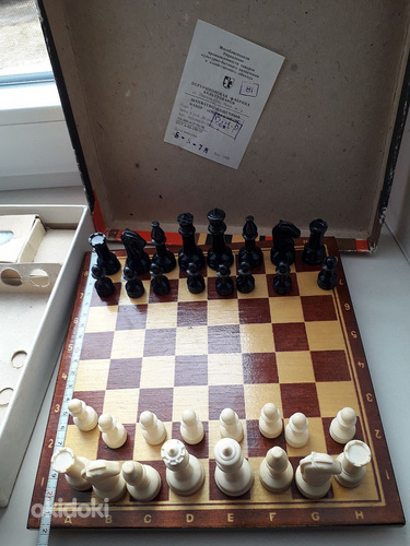 Советский шахматно-шашечный набор (фото #2)