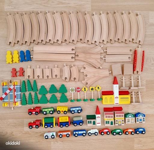 Деревянная железная дорога 100-предметов (фото #2)