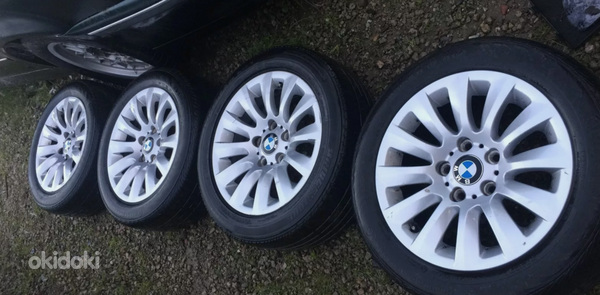 5x120 BMW orig veljed 205/55R16 HANKOOK naastrehvid 6mm