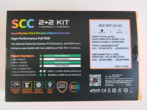 48 ГБ DDR5 8000MT/S V-Color XFinity SCC комплект 2+2 (2 фото из 7)