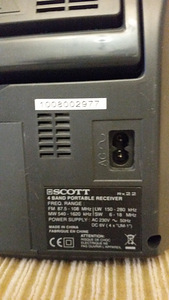 Радиоприемник Scott. (3 фото из 6)