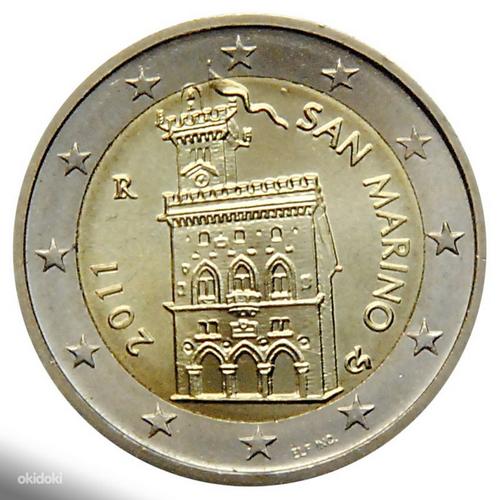 2 евро Сан Марино 2011 UNC (фото #1)