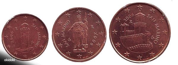 1+2+5 eurosenti San Marino 2006 UNC (foto #1)