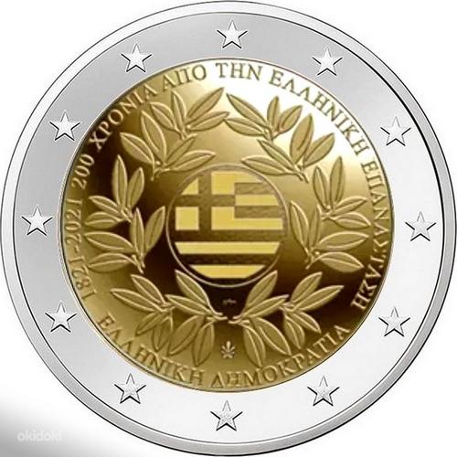 2 евро Греция 2021 UNC (фото #1)