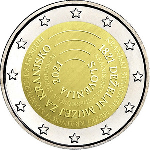 2 евро Словения-Бельгия 2021 Новые! (1 фото из 2)