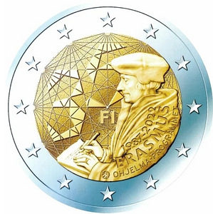 2 евро Финляндия 2022 ERASMUS UNC (1 фото из 1)