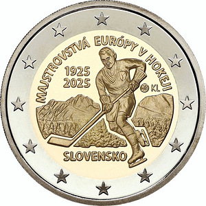 2 евро Словакия,Германия,Бельгия 2025 (1 фото из 3)
