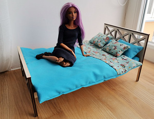 Nukumööbel: voodi Barbie nukkudele, 1/6. (2 foto / 5)