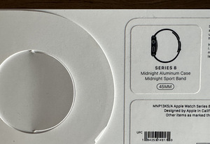 Apple Watch Series 8 45mm Midnight Aluminium. Uus!