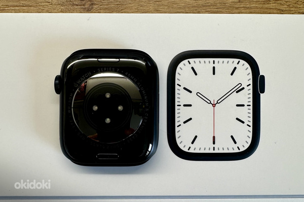 Apple Watch 7 45 мм LTE Midnight 100% батарея (фото #6)