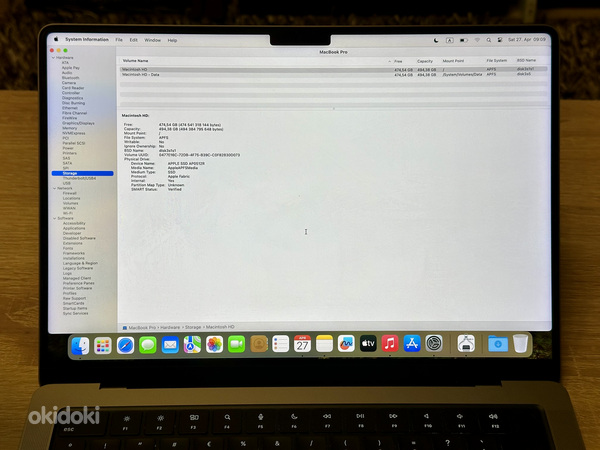 Apple Macbook Pro 14 M1 Pro 8C/14C 16/512GB как новый! (фото #8)