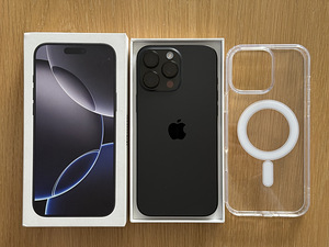 Apple iPhone 16 Pro Max Black Ti 256GB uueväärne! Garantii (1 foto / 8)