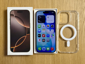 Apple iPhone 16 Pro Desert Ti 128GB uueväärne. Aku 100% (6 foto / 9)