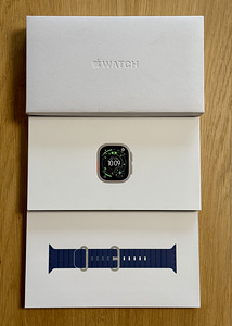 Apple Watch Ultra 3 49mm Natural Ti AB Ocean Band, uueväärne (1 foto / 9)