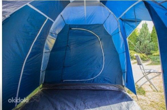 Палатка Clif, 6-мест., погодоустойчивая, серая/зеленая, NEW (фото #6)