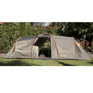 Палатка Clif, 6-местная, всепогодная, зеленая/оранжевая