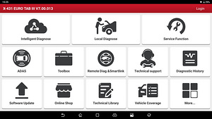 TOP klassi diagnostikaseadmed LAUNCH X-431 EURO TAB III (4 foto / 10)