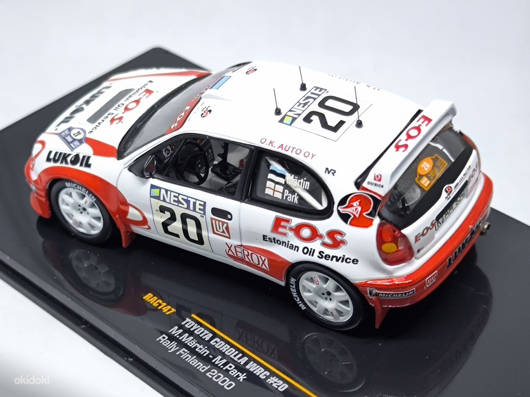 TOYOTA GR YARIS WRC N.33 RALLY EASTLAND 2022 EVANS-MARTIN 1:43 Ixo