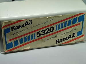 KAMAZ 5320 plastkarbis. Elekon. 1991. USSR. 1:43 (5 foto / 6)