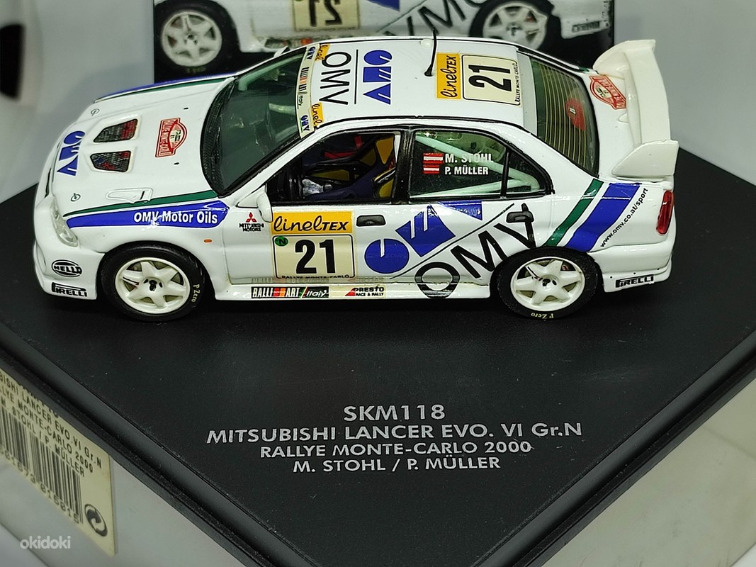 Митсубиси лансер эво 6 вкр. Скорость 1:43 SKM118 - Tallinn - Игрушки ...
