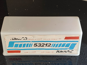 KAMAZ 53212 piimaveok plastkarbis. Elekon. USSR. 1:43 (6 foto / 7)