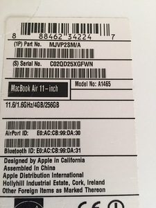 APPLE MacBook Air 11 (2 фото из 2)