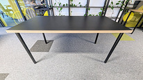 IKEA kirjutuslaud / kontorilaud, must, 150cmx75 cm