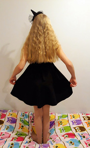 Kaunis pidulik kleit s. 128 (7-8 yrs), väga korralik (2 foto / 3)