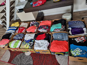 HULGI sorteeritud riideid. 12 kasti. Peamiselt naistele (2 foto / 7)