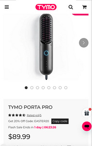 TYMO PORTA PRO Hair Straightener (3 foto / 3)
