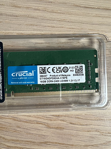 CRUCIAL 16GB DDR4 2400MHz UDIMM, CT16G4DFD824A (2 foto / 3)
