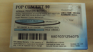 Goldstar POP Concert C-90, kandilises karbis (2 foto / 3)