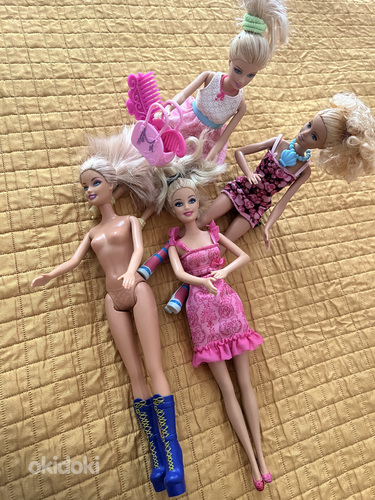 Müüa Barbie nukud 4 tk+ aksessuaarid