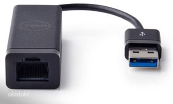 Адаптер Dell - сетевая карта с интерфейсом USB 3.0 и Ethernet (фото #2)