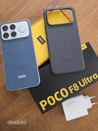 Xiaomi Poco F8 Ultra 12/256GB Blue Ostutsekk , garantii