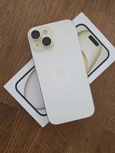 iPhone 15 128GB Yellow ideaalses korras, tsekk ja garantii (1 foto / 2)