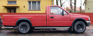 ISUZU 2,3 bens tagavedu kastikas pikap pickup (1 foto / 6)