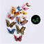 Бабочки на магнитах 12 шт, двойные крылья. Люминисцентные (фото #4)